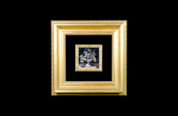 Mosaico : Vaso con frutta 10×10