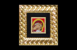 Mosaico : Madonna Bizantina 13×15