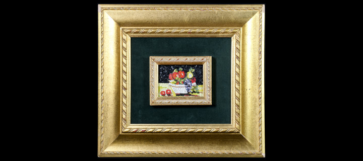 Vaso con frutta – 7×8