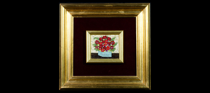 Fiori con vaso blu – 7×8